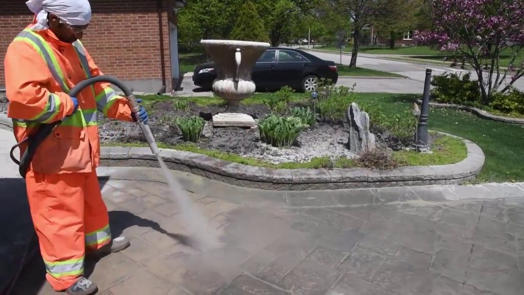 Driveway Sandblasting