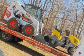 Paving Sharon CT trucks